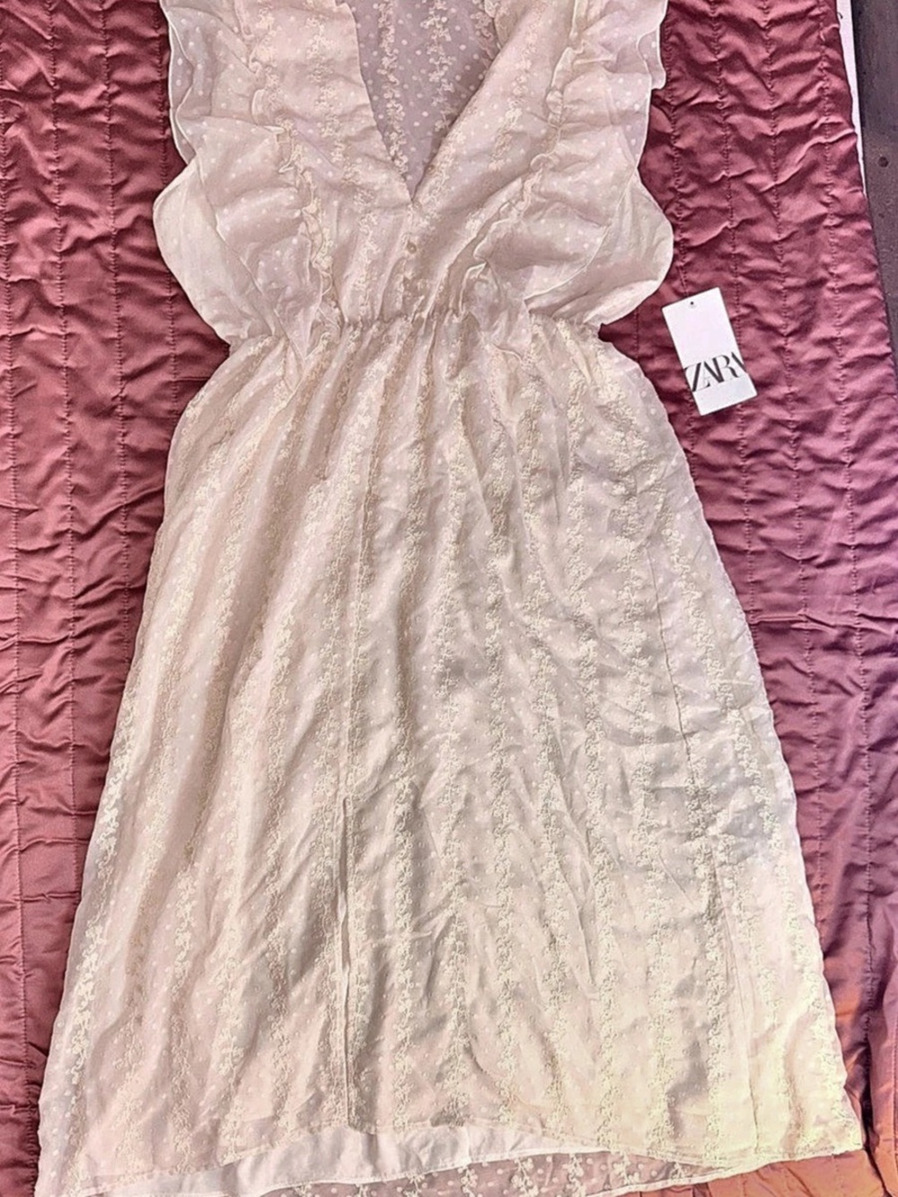 Zara Floral Mini Dress in  Size Medium